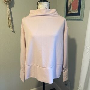 Nike Women's Soft Pink mock Neck top